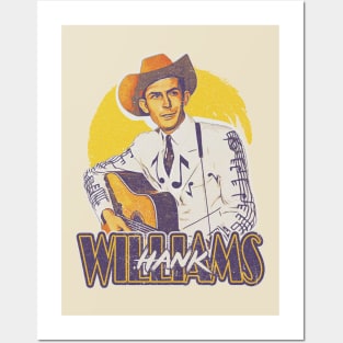 Hank Williams / Retro Style Posters and Art